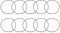 sourcing map 10Stk. O Ring Mechanische Gummi Öldichtung Dichtungen Schwarz 80mm x 1,5mm de