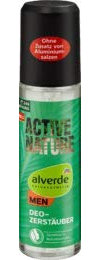 alverde NATURKOSMETIK Active Nature Deo Zerstäuber, 1 x 75 ml
