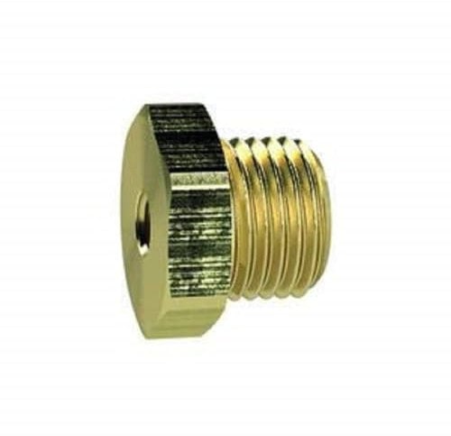 RIEGLER 134470-MS251KM2416 Reduziernippel kurz, M24x1,5 a., M16x1,5 i., SW 28, Messing, 1Stk