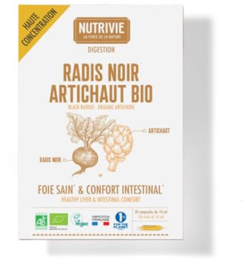 Ampoules Radis Noir et Artichaut BIO