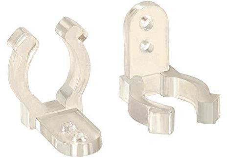 300 Piezas Clip de Fijación de Silicona, 8/10 / 12mm Clip de Sujetador de Silicona Clips Fijadores de Montaje para Fijación LED Franja Luces