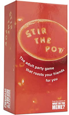 WHAT DO YOU MEME? Stir The Pot - Das Partyspiel, das Ihre Freunde bratet - Kartenspiele für Erwachsene für Spieleabend