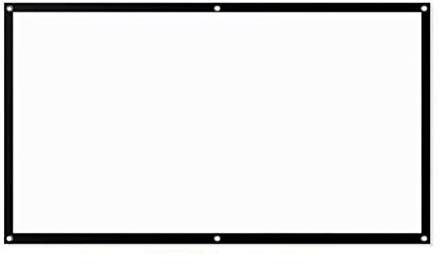 Pantalla de Proyector 4: 3 HD Plegable Antiarrugas Portátil Pantalla de Proyección Lavable para Cine en casa (240 x 180 cm / 94.4 x 70.8 inches)