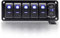 KAOLALI 5/7 Gang Rocker Interruttore Pannello Kit 12 V/24 V Interruttore di Circuito LED Blu Impermeabile Marine Rocker Interruttore Pannello Dual USB Charger Port