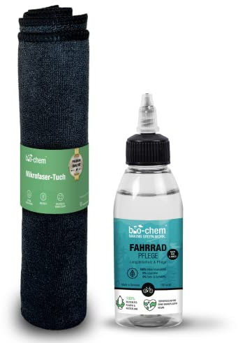 bio-chem Rahmenpflege 100 ml inkl. Tuch– Imprägnier-Spray mit Abperleffekt für langanhaltenden Schutz vor Witterung & Korrosion | Für alle Fahrradrahmen inkl. E-Bike, MTB & Rennrad