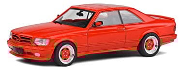 Mercedes Benz 560 SEC AMG rot