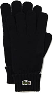 Lacoste Unisex RV0452 Cold Weather Gloves, Noir, S