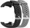 Huabao Armband Kompatibel mit Polar M400 / M430,Verstellbares Silikon Sport Strap Ersatzband für Polar M400 / M430 Smart Watch (schwarz+grau)