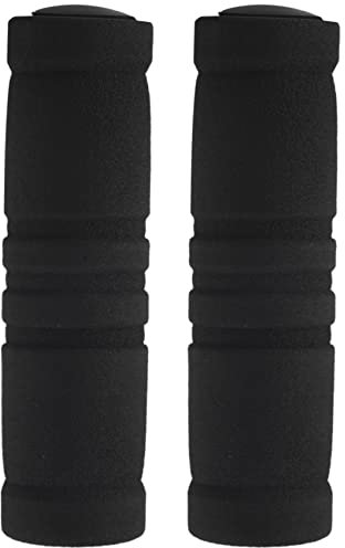 ANBP 1 Paar für Fahrrad Handgriff Lenker Schwamm Stange Griffe Schwarz