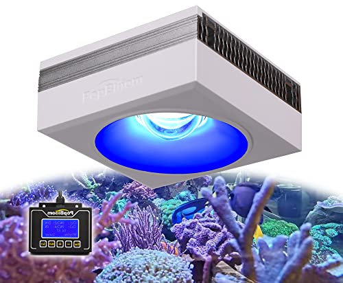 PopBloom APP-Kontrolle RL90 Aquarium Light mit Aufhängeset, Reef Light Aquarium Beleuchtung Meerwasser Led für Aquariumbeleuchtung Lampe, 40-60cm
