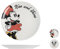 H&H Disney Minnie Piatto Dolce in Porcellana 26cm