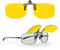 Goiteia Polarisierte, hochklappbare Clip-on-Nachtfahrbrille mit Blendschutz für Männer und Frauen, minimiert effektiv die Blendung durch entgegenkommende Scheinwerfer, hochauflösende Sicht(57 * 36mm)