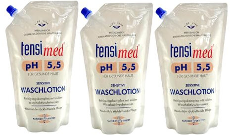 Tensimed Sensitive Waschlotion Hautpflege pH 5,5 mit Aloe Vera - für gesunde Haut 1000ml (3er Pack)