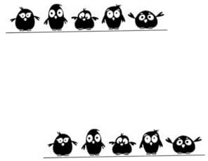 SAFIGLE 2St Vogel Wanddekoration Cartoon-Wandaufkleber vogel wandbild DIY Wandtattoo Fliesenverkleidung wandbilder Wandtattoos Wandtattoo Kinderzimmer niedlich Wandgemälde Weiß