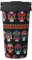 Taza de café con impresión de calavera mexicana 17 onzas, taza de café a prueba de fugas con tapa, termo de café, para regalo o uso diario