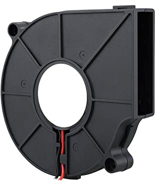 KOROBIE Zentrifugalluftgebläse, Bodenventilator, 2Pcs DC 5V 12V 24V 75MM 75x15mm 7515 Tragbarer Luftbeweger Bürstenlose DC-Gebläsekühlung zum Trocknen von Böden, Teppichen(12VS3PIN)