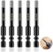 5Pcs 6mm Porcelain Tile Diamond Drill Bits with Hex Shank, Glass Dry Porcelain Tile Drill Bit for Porcelain Tile Ceramic Stone Granite Marble Quartz Hard Materials