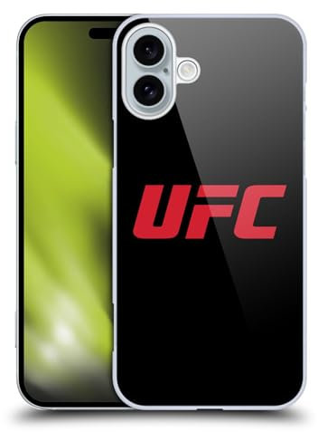 Head Case Designs Offiziell Zugelassen UFC Übergroß Logo Grafiken Harte Rueckseiten Handyhülle Hülle Huelle kompatibel mit Apple Apple iPhone 16 Plus