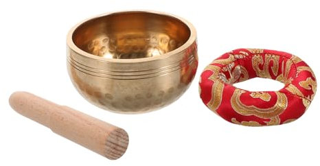 ifundom 1 Jeu Bol à Musique Bouddhiste Pendentifs Sphériques Lanterne De Style Chinois Bol De Fait à La Main Abat-jour Chinois Bol De Bols Décoratifs Bois