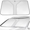 wokdsbl 145×80cm Sonnenschutz Auto Frontscheibe, 99% Blockiert UV Strahlen Kfz Sonnenschutz Frontscheibe, Frontscheibe Auto Innen Faltbar für Auto,SUV, LKW, Van