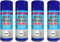 MIXEL Anti Mould White Paint, Mould Growth Protection for Walls & Ceilings, Preservative Surface Effect, 3-In-1 Action, Excellent Coverage And Adhesion, 400 ml (4 PCS)