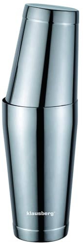 KLAUSBERG TIN TIN Boston shaker für cocktails, Cocktail Shaker KB-7652 graphit