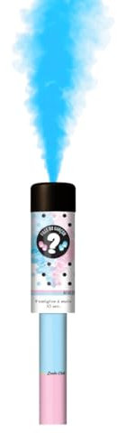Zenda Club - Fumigón de mano azul para Gender Reveal - Baby Shower Boy - 45s de humo - Disparo de mecha - Envío gratuito en 48H