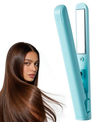 2026 New Mini Dual Purpose Curling Iron, 2 in 1 Mini Curling Iron,Portable USB Plug-in Small Ceramic Hair Curler, for Short and Long Hair, Mini Curling Tongs Travel Size