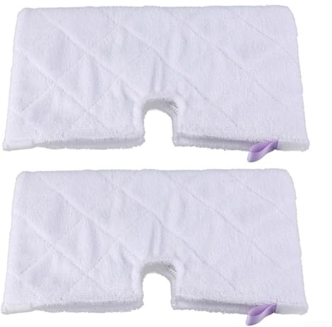 SiSinkal 2 Pack Washable Replacement Cleaning Pads, for Shark for Steam Mop, S3501 S3601, S3550 S3901, Cloth Mop Heads with Install Design,for Efficient Floor Cleaning(2pcs)