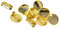 Sharplace 10pcs Broche Bijoux Support de Cabochon Camée Perles Cristal pour Badges 20mm, d'or, 20mm
