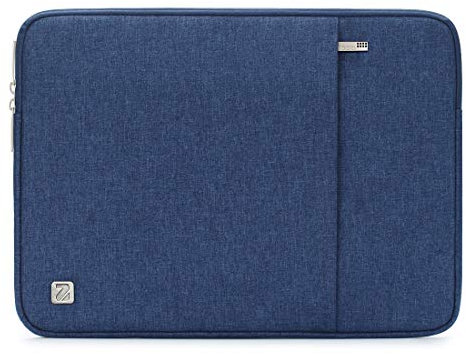NIDOO 17 Inch Waterproof Laptop Sleeve Case Notebook Case Protective Cover for 17.3 Inch HP Pavilion 17 / HP 17 / 17.3 Inch Dell Inspiron 17, Blue