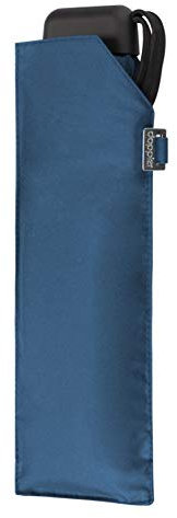 doppler Regenschirm Taschenschirm Mini Slim Carbonsteel sturmsicher bis 100km/h flach & leicht Ultra Blue