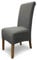SCHEFFLER-Home 6X Stuhlhussen Stretch Emma/elastische Stuhlhussen Grau 6er Set/Stuhlhussen Baumwolle als Stuhlabdeckung/Stuhlhussen Schwingstühle/Stuhl Hussen Stretch als Stuhlüberzug