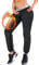 Bingrong Damen Sauna Jogginghose Sporthose Hohe Taille Trainingshose Lang Schwitzhose zum Abnehmen Damen Schnelltrocknend Sweathose Sweatpants Bauchkontrolle Fitness Body Shaper(Schwarz, Large)