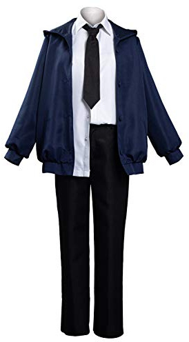 Wolancy Cosplay Costume School Outfit Uniform Dress Shirt Cloak Jacket Skirt Suit Set