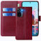 FMPCUON Funda para Redmi Note 10 4G,Funda Libro Redmi Note 10S Funda con Tapa,Cuero Carcasa Magnético Funda Cartera Móvil para Xiaomi Redmi Note 10 4G/Note 10S, Rojo