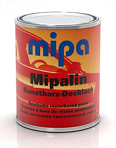 MIPA Mipalin Kunstharzlack Fahrzeuglack RAL 9001 Cremeweiß Autolack 1 Liter