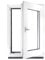 Fenster Kellerfenster Kunststofffenster Kunstoff weiß BxH 90 x 40 cm DIN Rechts - ALLE GRÖßEN - 3 fach Verglasung BxH 900 x 400 mm - Funktion Dreh-Kipp - BauPlaza