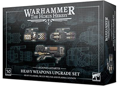 Games Workshop - Warhammer - Horus Heresy - Legiones Astartes: Heavy Weapons Upgrade Set - (Heavy Flamers, Multi-Meltas und Plasmakanonen)