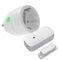 DIW-Funk Abluftsteuerung PA-510 SPARSET neuer Fensterkontaktschalter DFM-2000 + PowerStecker DSR-2300 kabellos Dunstabzugshaube Ofen