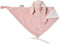 Nattou Grand Doudou Plat en Polyester, Pomme Le Lapin, Compagnon de Route dès la Naissance, Env. 65 x 40 cm, Alice et Pomme, Rose poudré