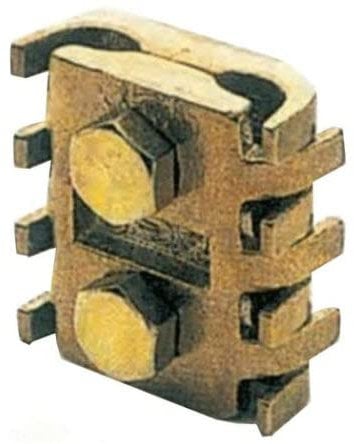 ECI ELETTROFORNITURE Morsetto a pettine BM 25-50mmq a 2 Bulloni 5262