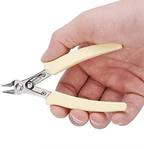 Seitenschneider, Mini-Kabelzangenschneider Diagonale Seitenschneider Zangen Ergonomiegriff Geeignet für Verschiedene Kabel Stahl + Kunststoff (SP-23)