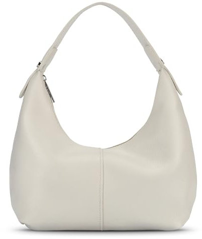 Hobo bag damen halbmond tasche damen handtasche teenager mädchen handtasche grün hobo bag damen-schultertaschen handtasche grün handbags for women schultertasche damen klein (Weiß)