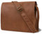 ANTONIO VALERIA Albert Redwood Oily Wash Leather Messenger Bag for Men