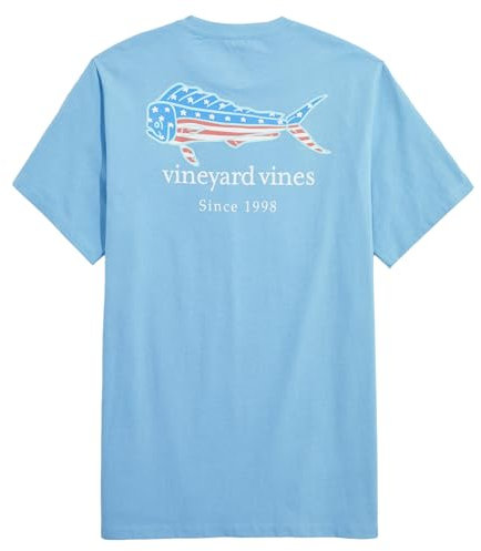 Vineyard Vines Men's Classic, Mist Blue, Large