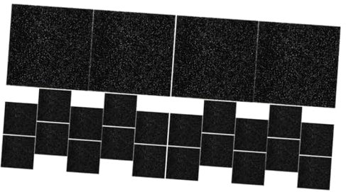 Amosfun 24stücke Holzfilter Pads Für Küchenabfallbehälter Aktivkohlefilter Für Geruchsabsorption Und Wasserreinigung Im Aquarium Hochdichte Filtermatte Effektiven Kompostreinigung