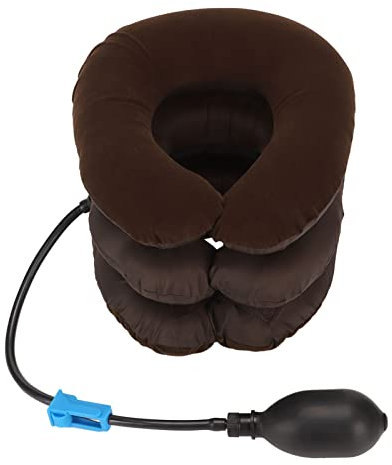 Aparato de Tracción Cervical Inflable, Dispositivo de Tracción de Soporte para el Cuello, Dispositivo Correctivo de Estiramiento Cervical Inflable para Reducir la Presión