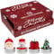 DECO EXPRESS Teelichter Weihnachten Deko, Kerzen Set, Multipack mit 2.5, 3 oder 6 Stunden Brenndauer, Nicht Duftend (Mehrfarbig 3D 12 Pack)