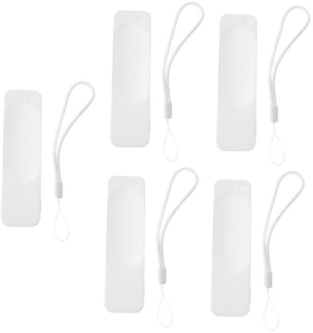 ARTIBETTER 5st Fernbedienung Gehäuseschutz Für Fernbedienung Fernseher Mit Tv-Controller-Abdeckung Tv-Controller-hülle Remote-Fall Remote- Weiß Kieselgel
